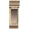 Ekena Millwork Thorton Traditional Rough Sawn Bracket w/ Offset Brace, Douglas Fir, 6"W x 18"D x 18"H BKT0604X18X18THR01RDF - alternate 3